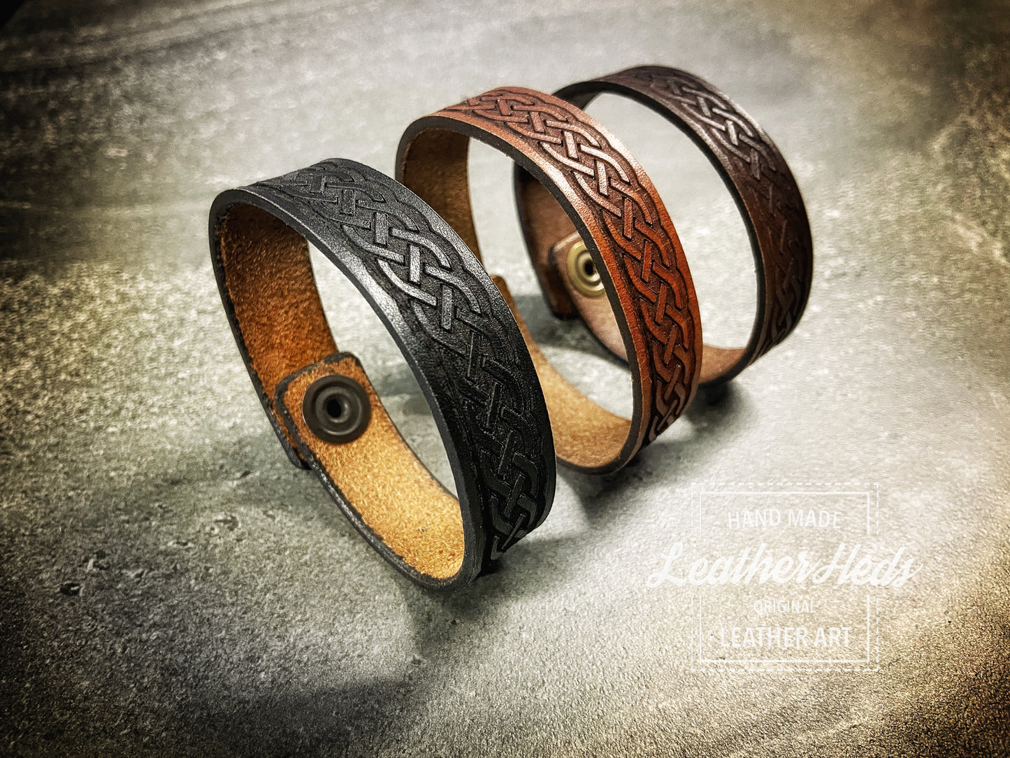 Narrow Celtic wristband