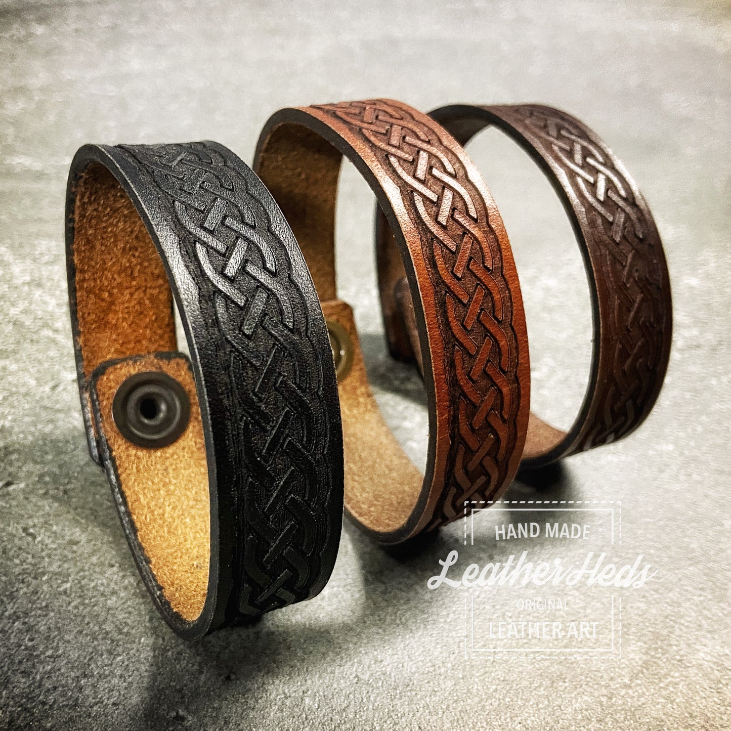 Narrow Celtic wristband