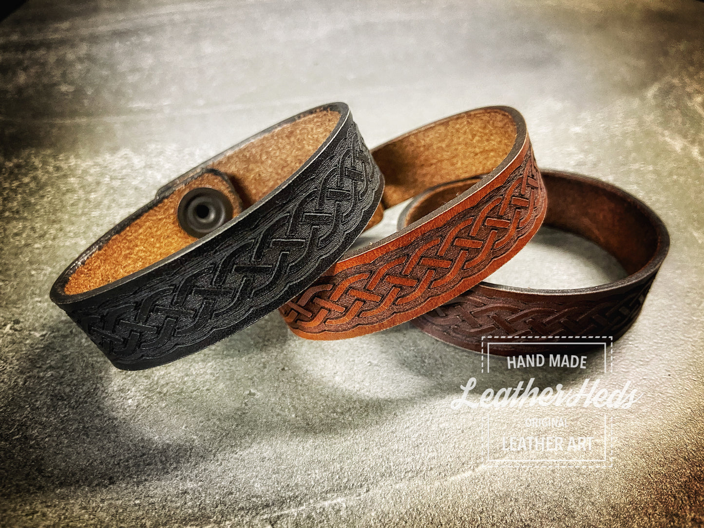 Narrow Celtic wristband